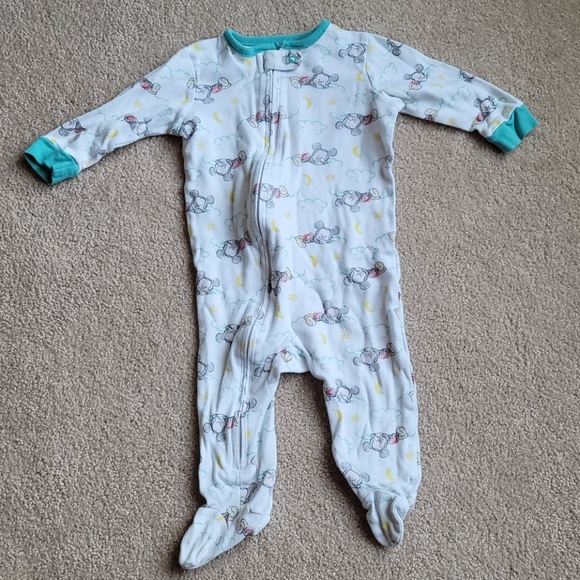 Disney Other - Disney baby, 6-9month sleeper onesie, Mickey Mouse